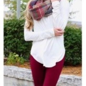 "NEW" REDUCED!  Cranberry Red Leggings